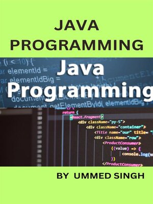 cover image of Programming with JAVA